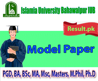 iub Model Paper 2024 class PGD, BA, BSc, B.Com, MA, Msc, Masters, M.Phil, Ph.D